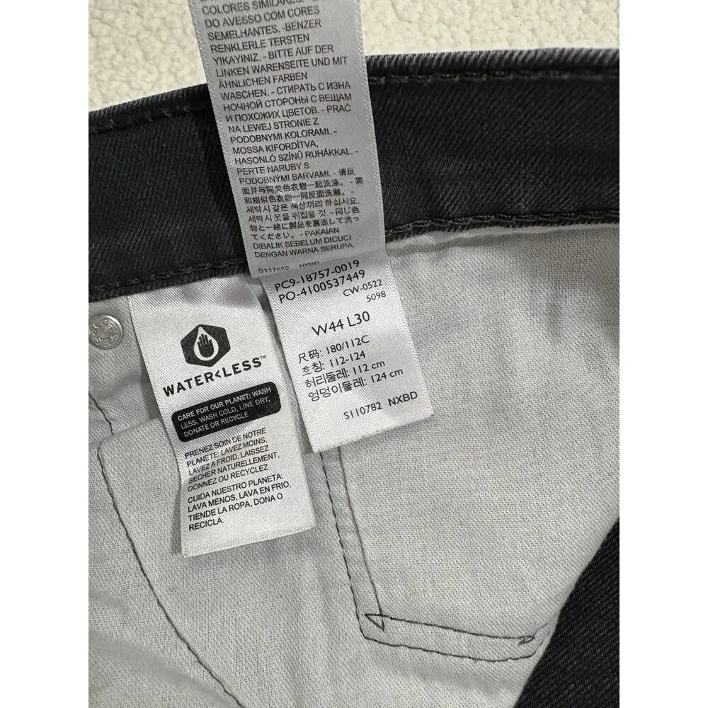 LEVIS 541 Jeans‎ Athletic Taper Straight Grey Denim Twill Jeans Mens W44 L30